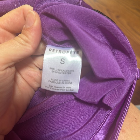 Retrofete Andre Pant in Orchid Purple size S - Picture 9 of 12
